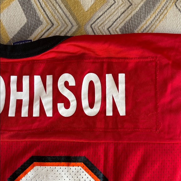 Vintage Champion Bukaneers Red and Black Football Jersey - Picture 13 of 14
